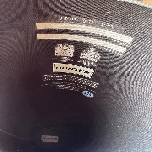 Hunter women’s original tall rain boots - size US 6 - Picture 6 of 9